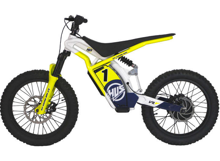 HUS V2 E-Kid vista laterale completa